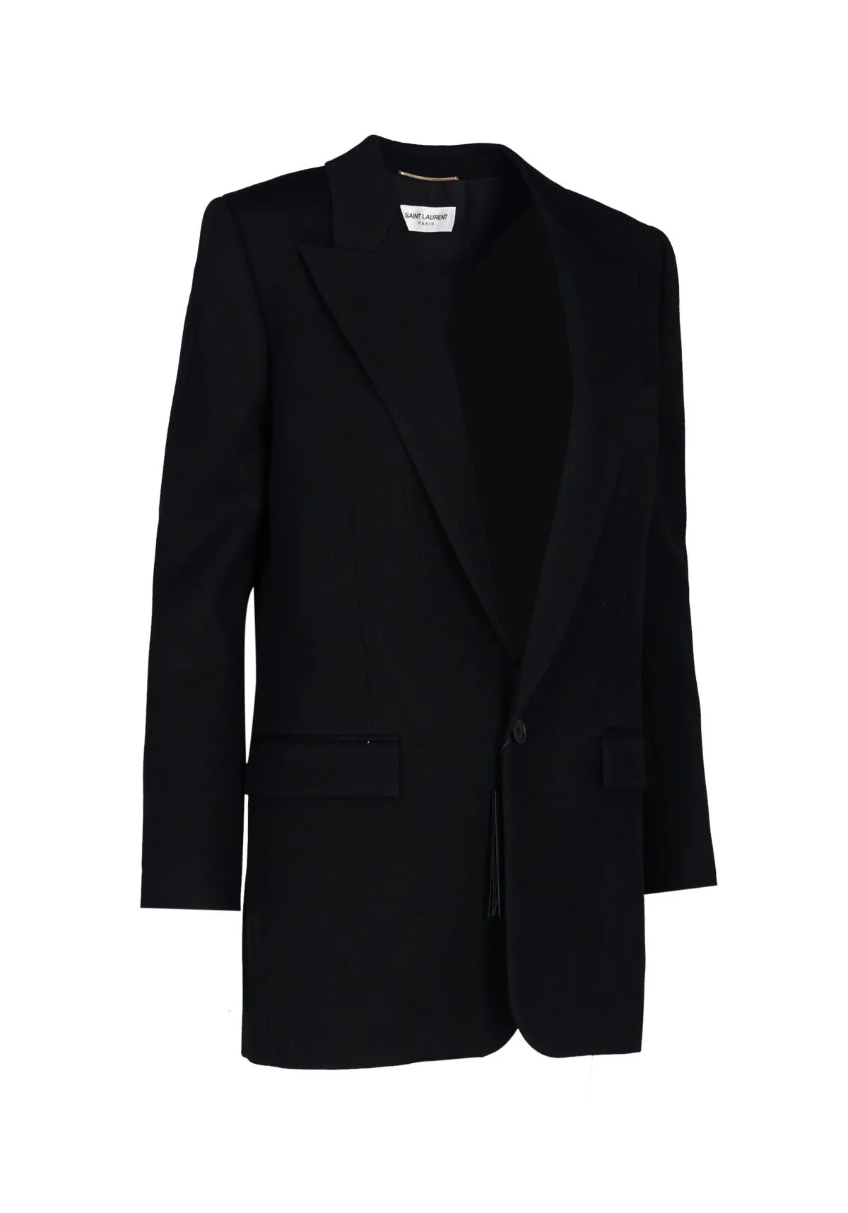 Saint Laurent V-Neck Single-Breasted Jacket