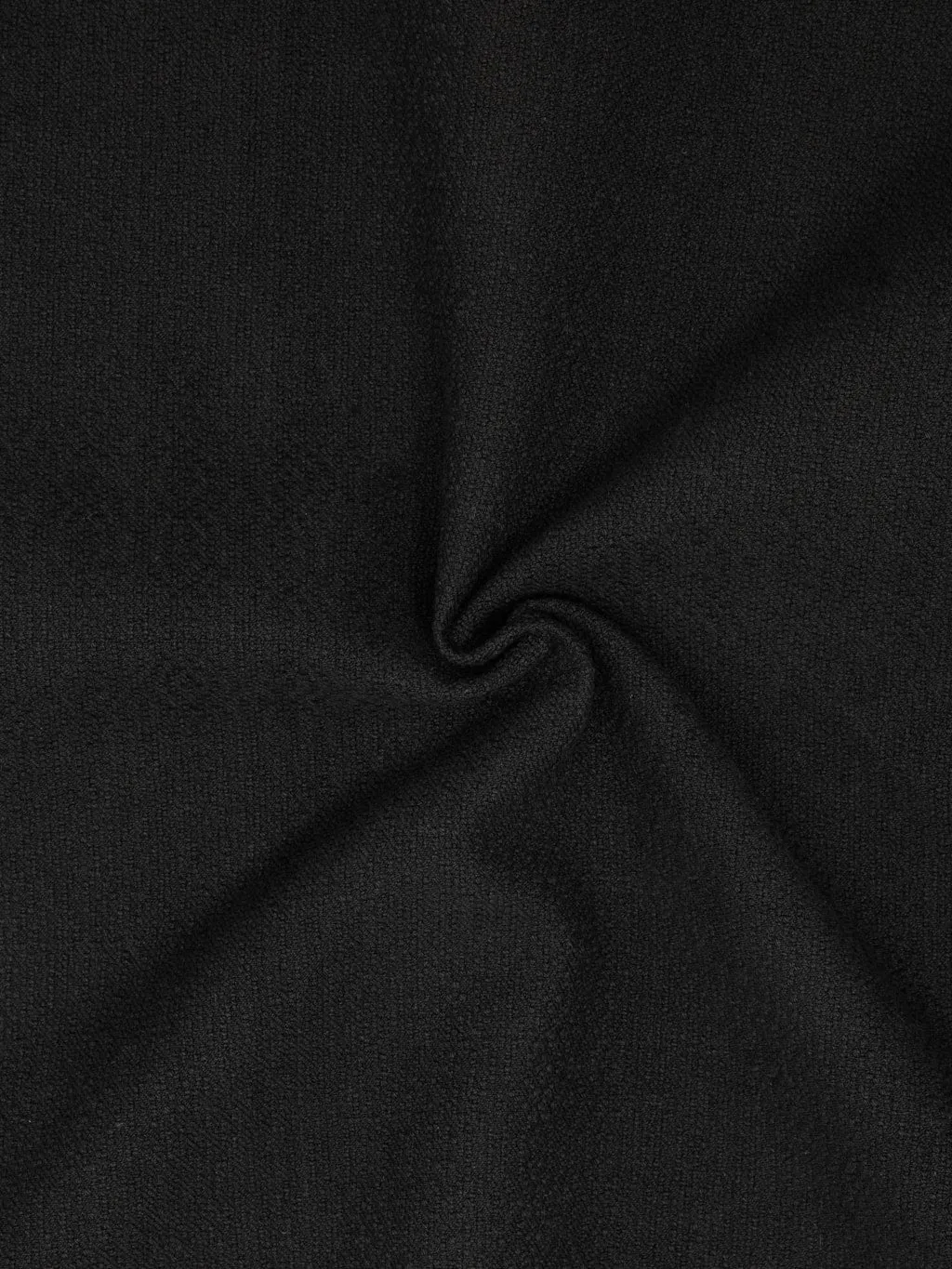 Samurai Jeans SSN24-01W Overdyed Sashiko Flannel Work Shirt Black