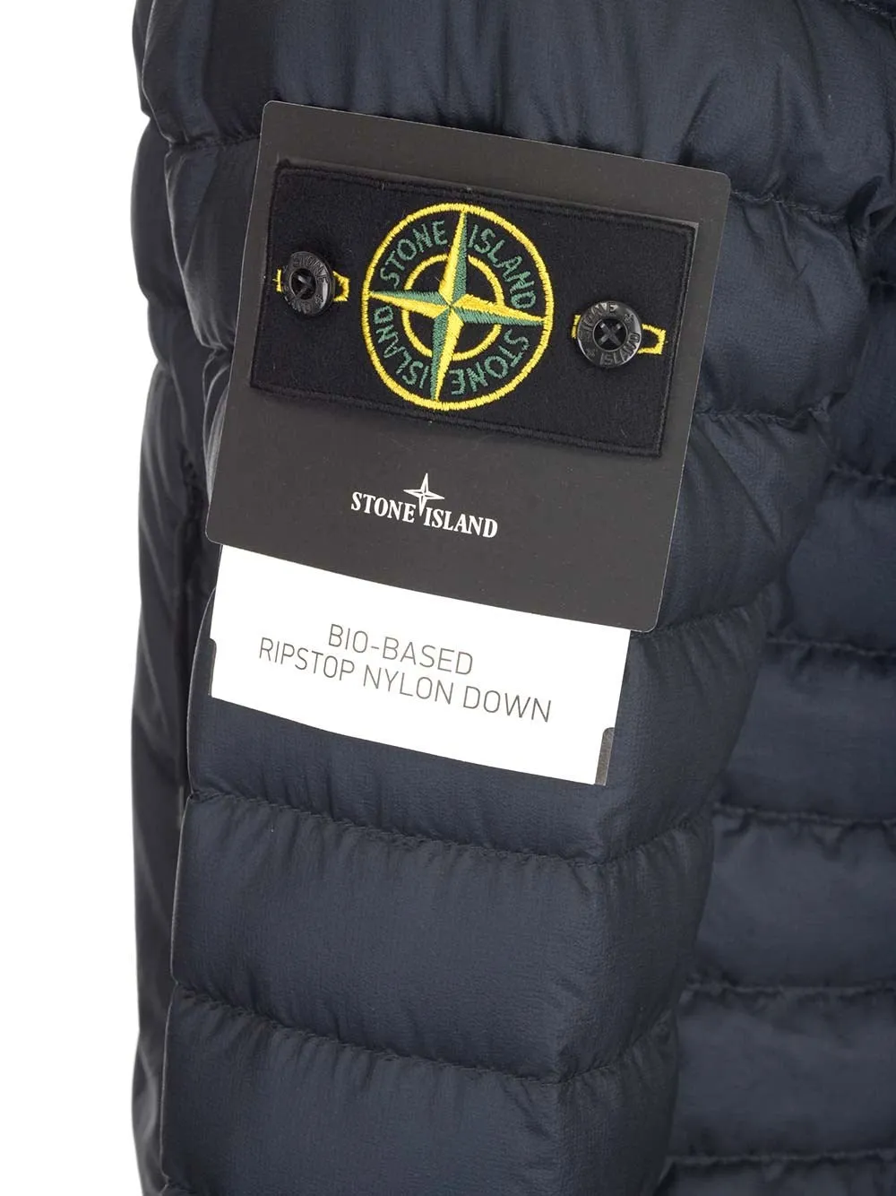 Stone Island Logo Patch Zip-Up Jacket