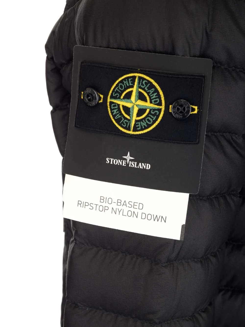 Stone Island Logo Patch Zip-Up Jacket