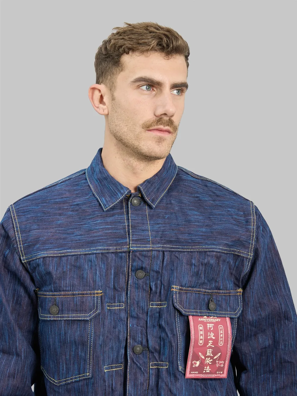Studio D'artisan SP-088 15oz 45th Anniversary Tokushima Hinode-Awa Shoai Type II Jacket