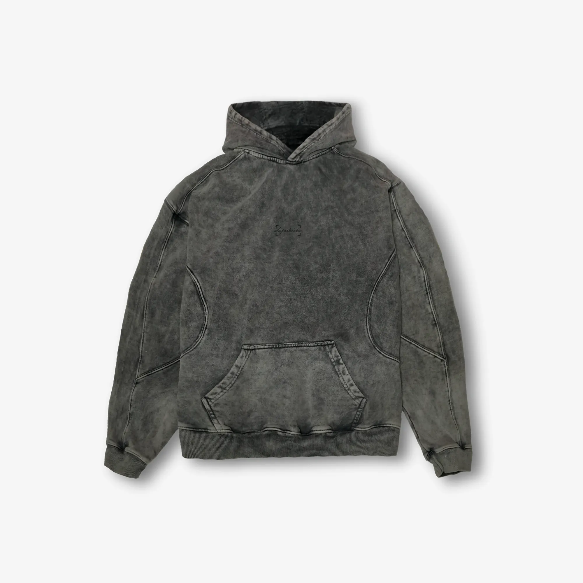 Superkicks | SIGNATURE FADE HOODIE { GREY OMBRE