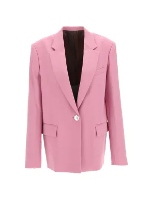 The Attico Bianca Masculine Blazer