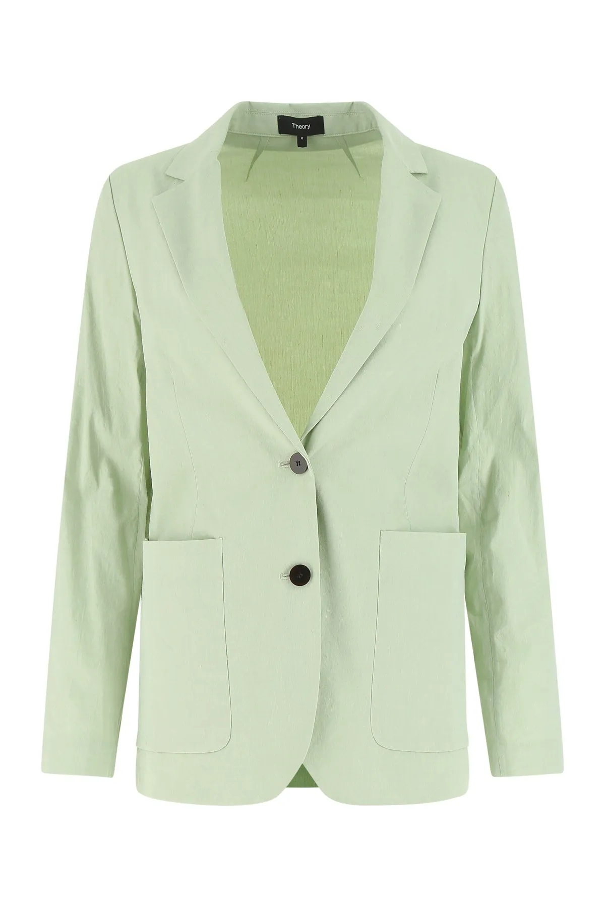 Theory Single-Breasted Straight Hem Blazer