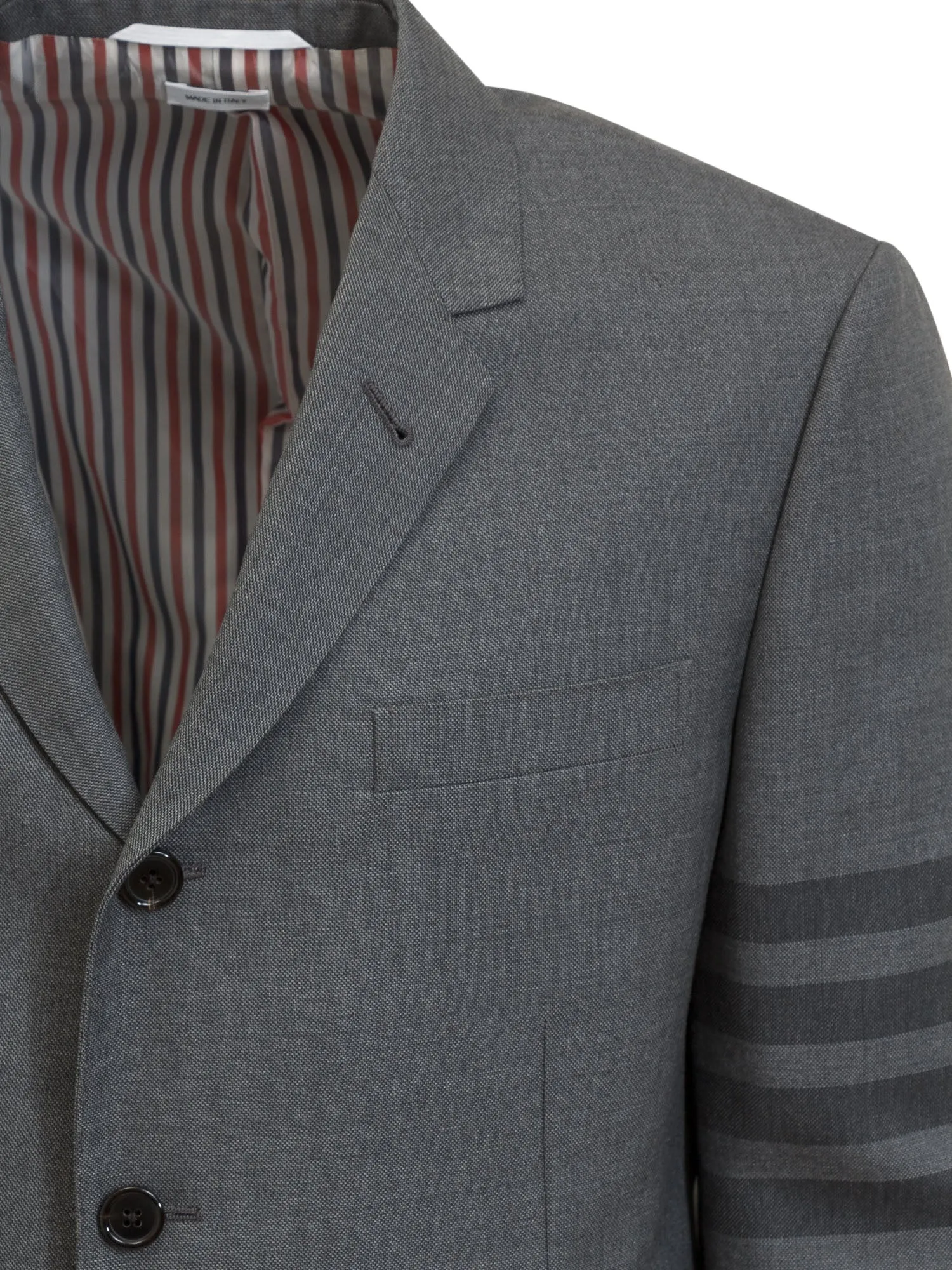 Thom Browne 4-Bar Single-Breasted Blazer