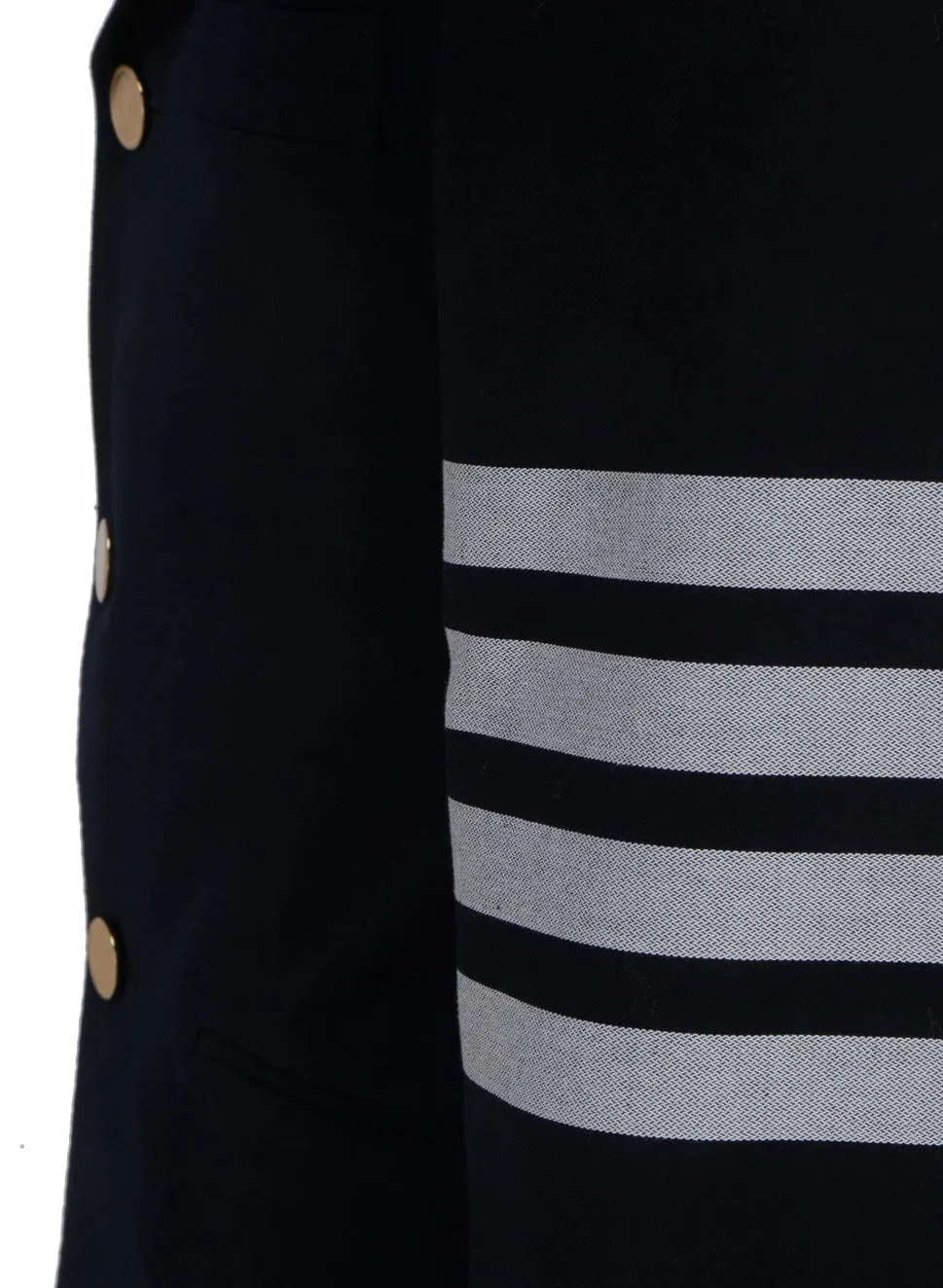 Thom Browne 4-Bar Single-Breasted Blazer