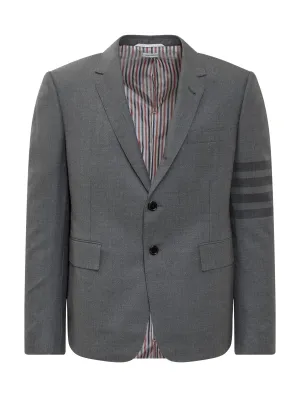 Thom Browne 4-Bar Single-Breasted Blazer