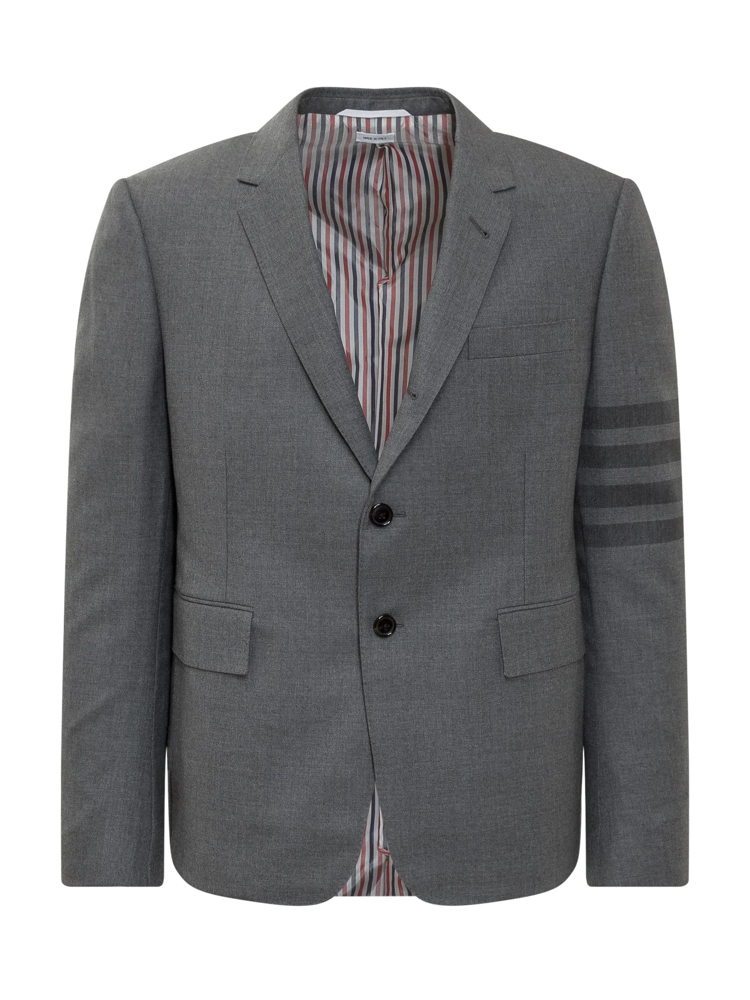 Thom Browne 4-Bar Single-Breasted Blazer