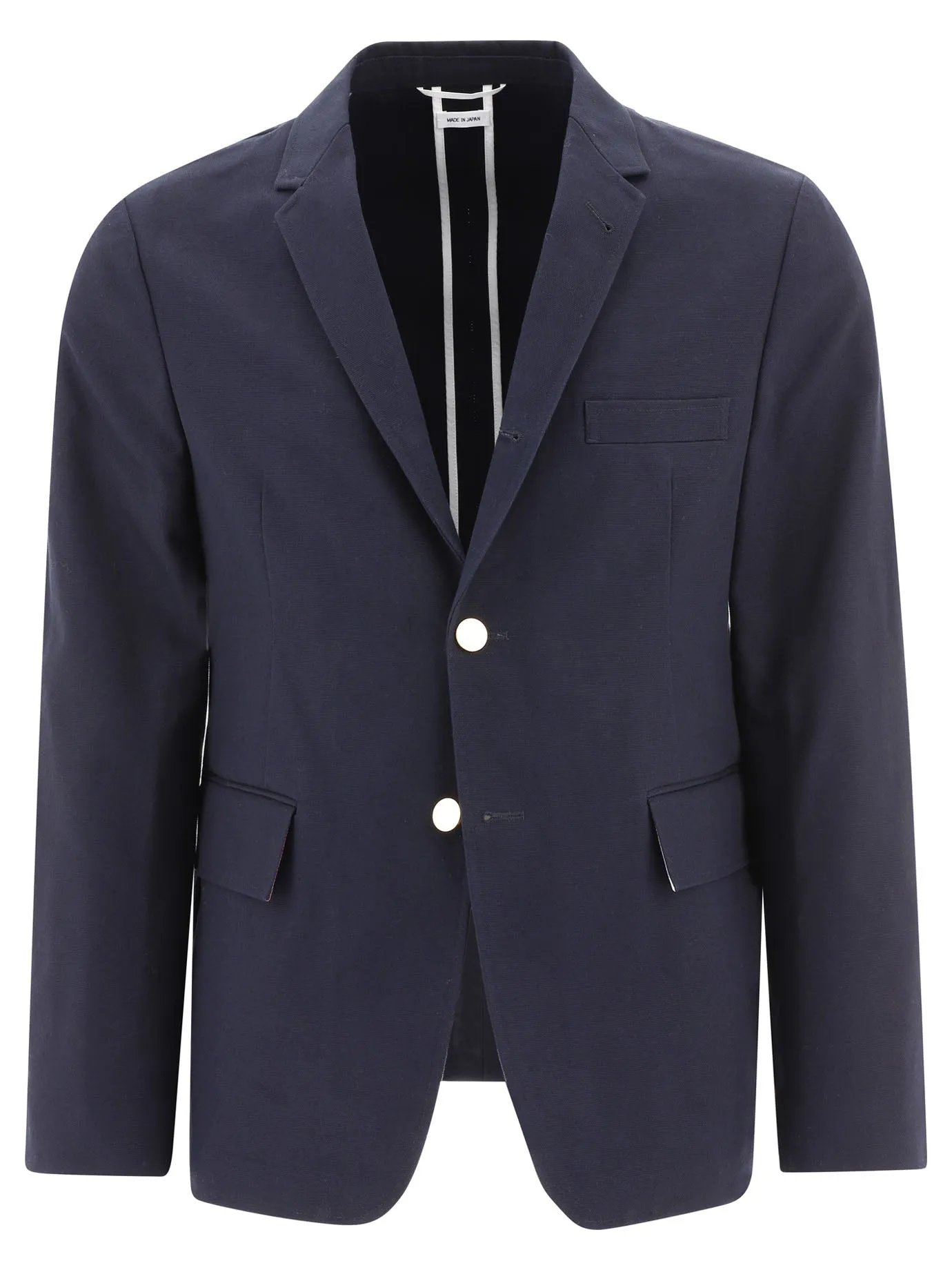 Thom Browne Single Breasted RWB Stripe Blazer