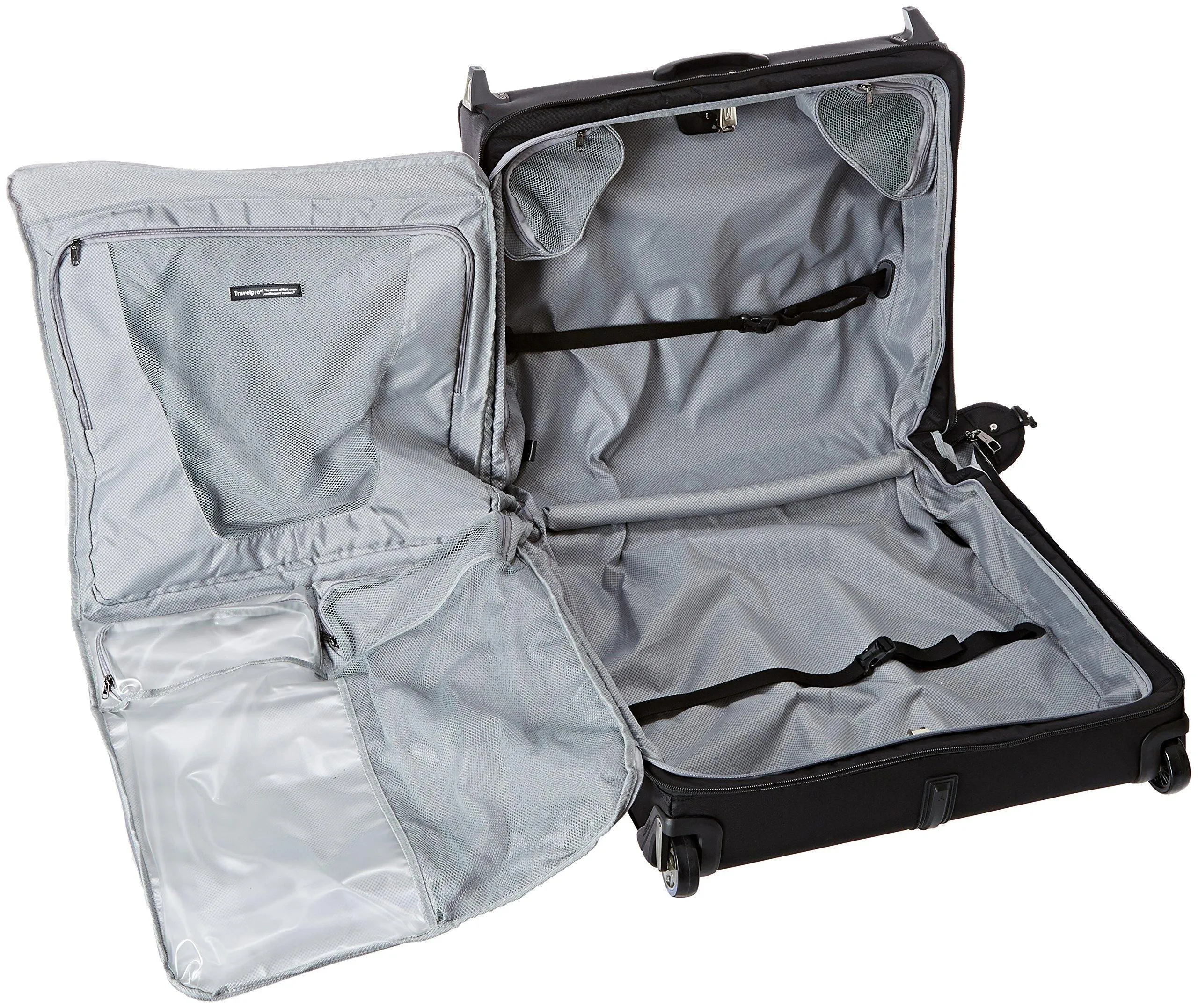 TravelPro Crew 10 50" Black Nylon Rolling Garment Bag Suitcase