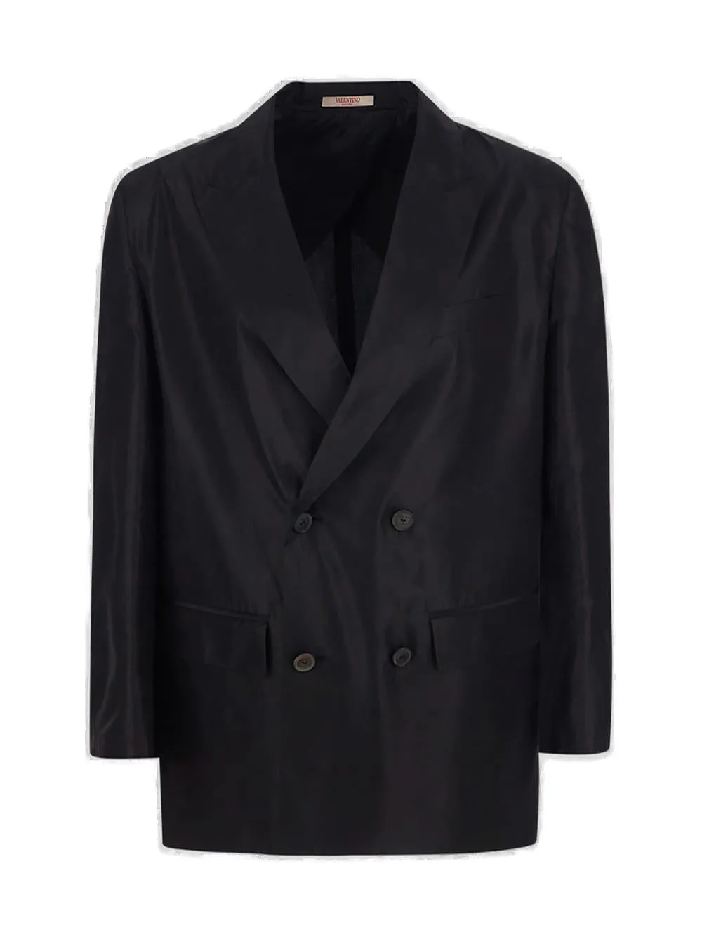 Valentino Double-Breasted Long-Sleeved Blazer