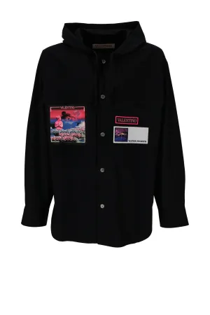 Valentino Drawstring Long-Sleeved Overshirt