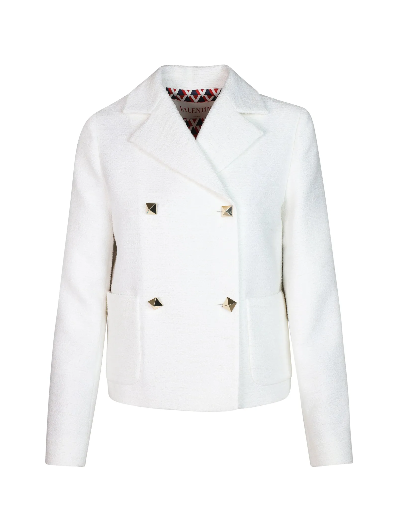 Valentino Garavani Double-Breasted Tweed Jacket