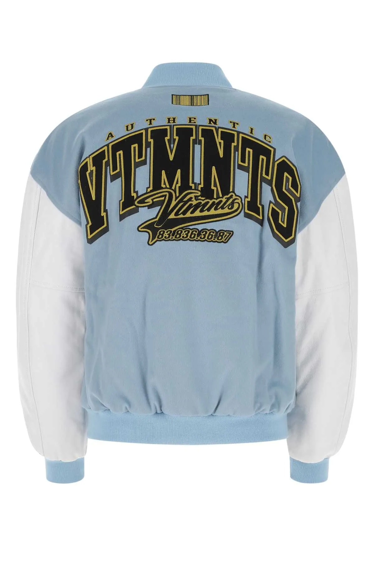 Vetements Logo Embroidered Buttoned Jacket