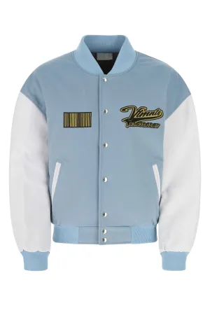 Vetements Logo Embroidered Buttoned Jacket