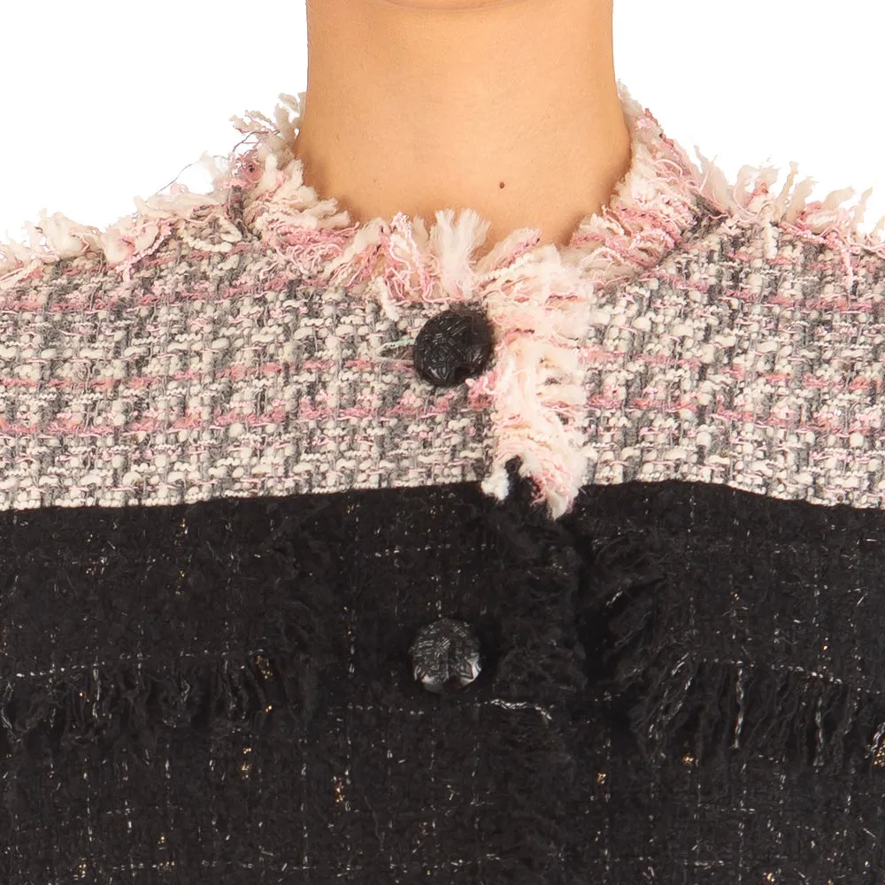 Women's Lurex Boucle' Tweed Jacket Grey