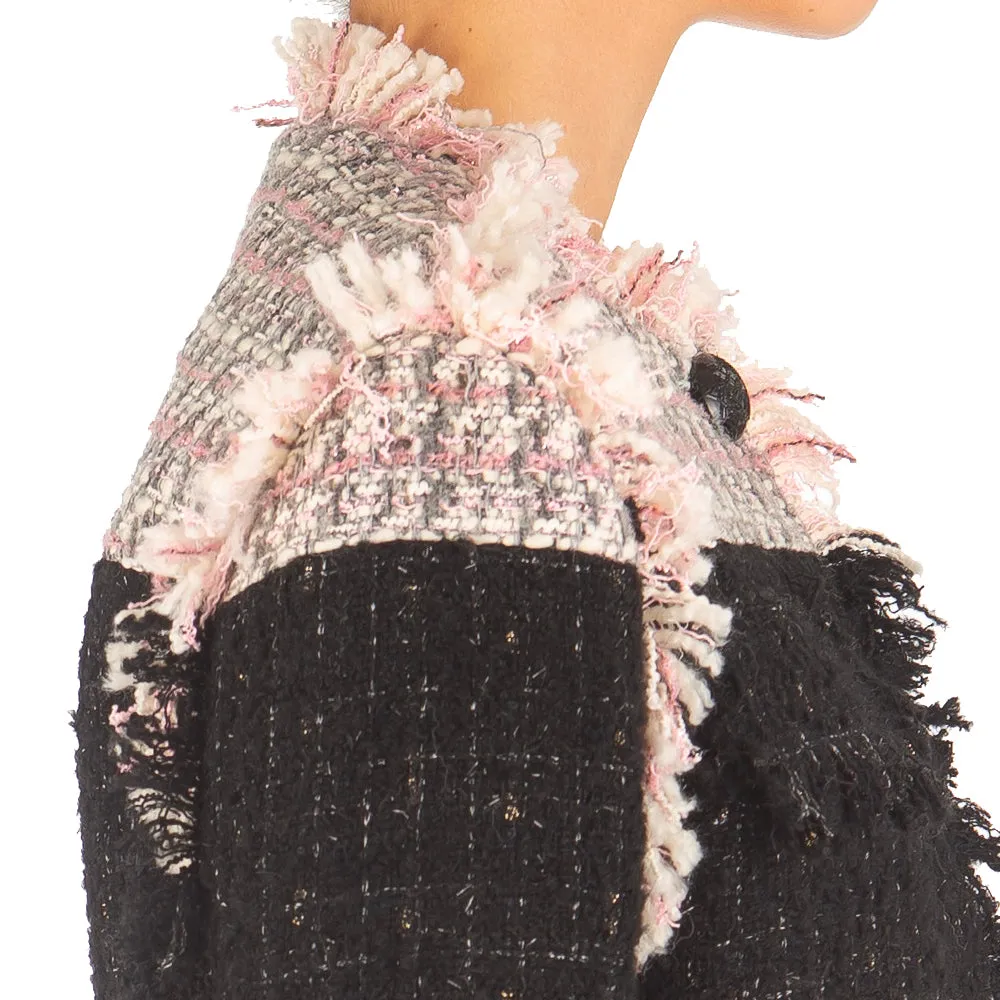 Women's Lurex Boucle' Tweed Jacket Grey