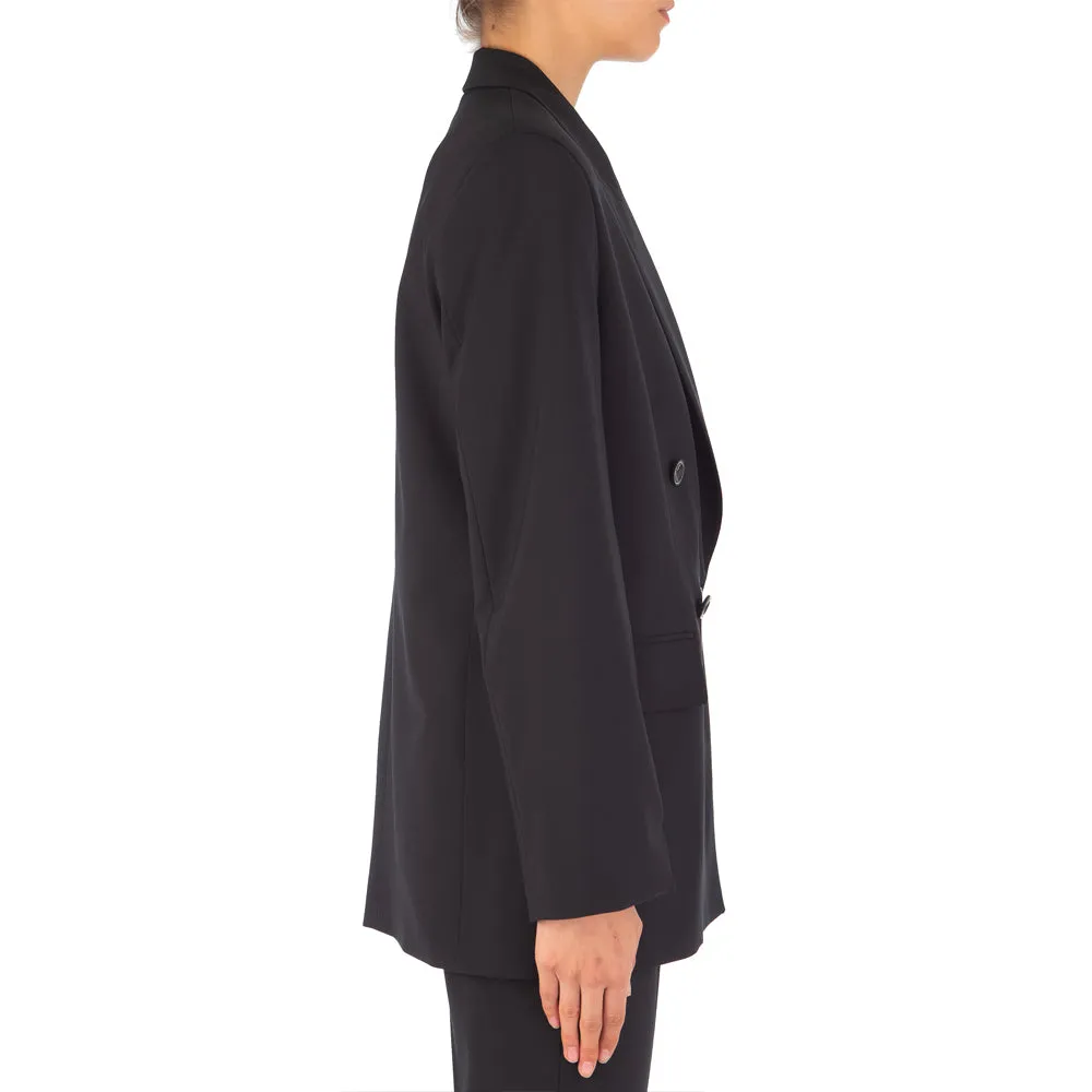 Women's Wool Suiting Jacket Navy