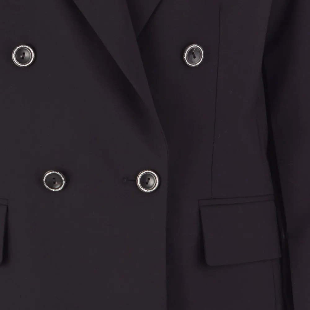 Women's Wool Suiting Jacket Navy