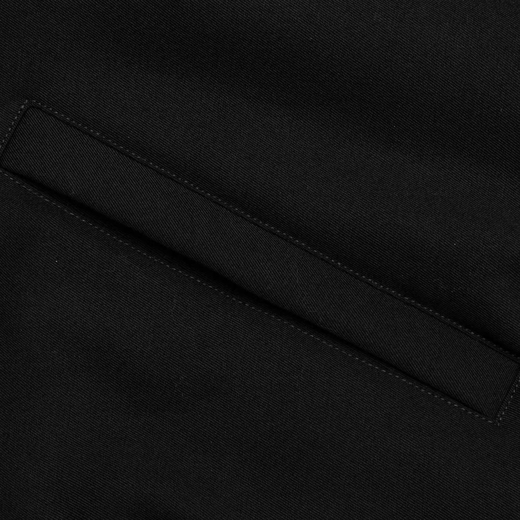 Wool Bomber Jacket - Black