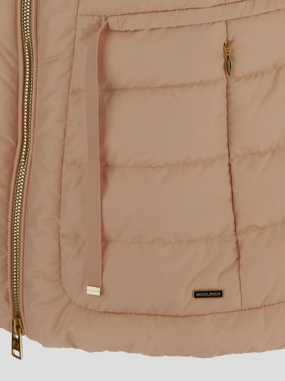 Woolrich Belted Mock-Neck Puffer Jacket