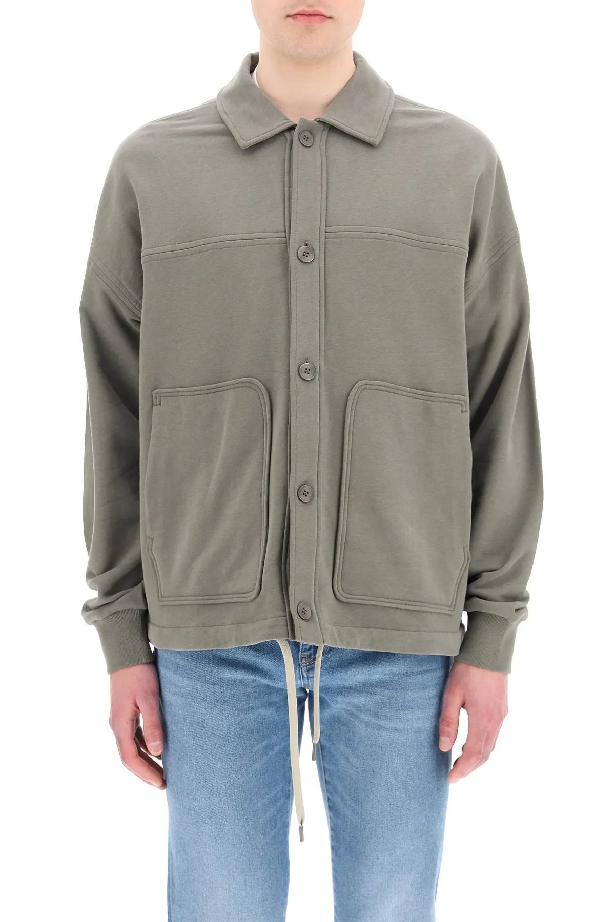 Z Zegna Buttoned Long-Sleeved Jacket
