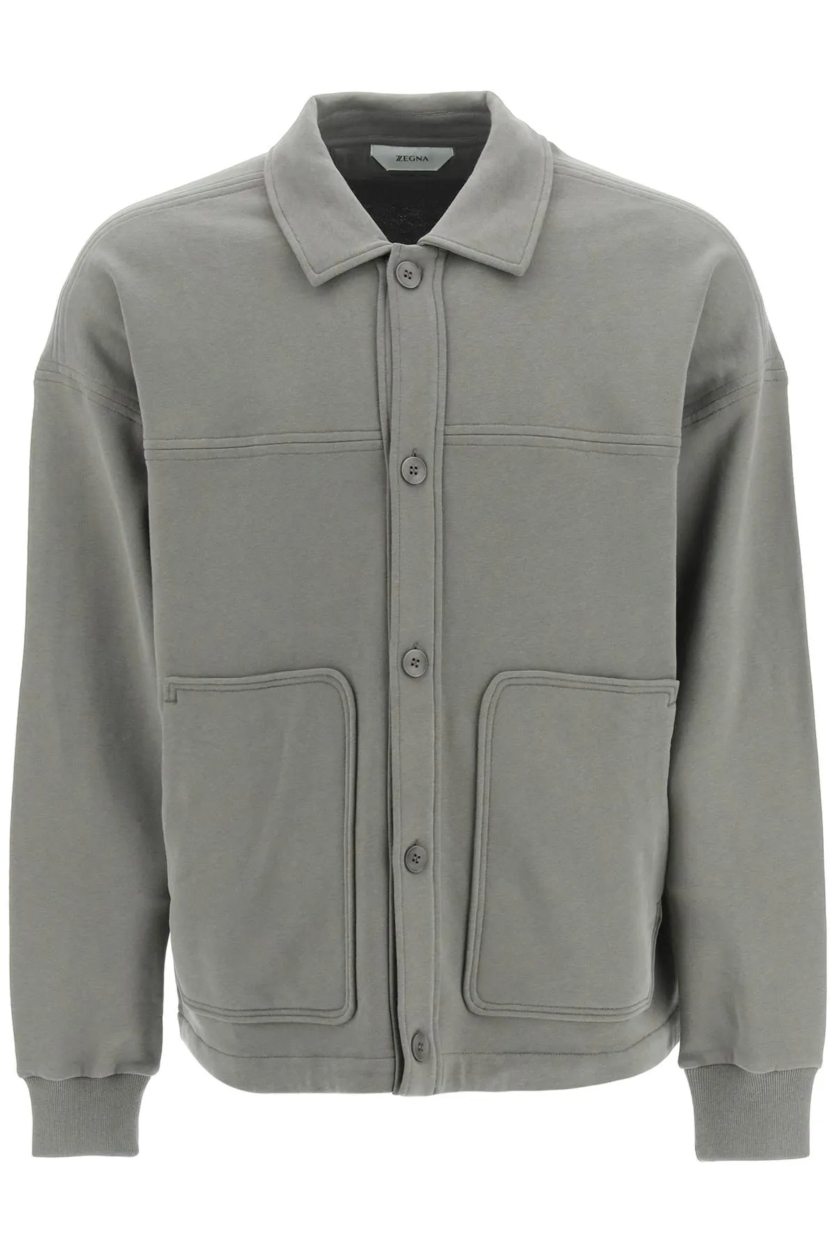 Z Zegna Buttoned Long-Sleeved Jacket