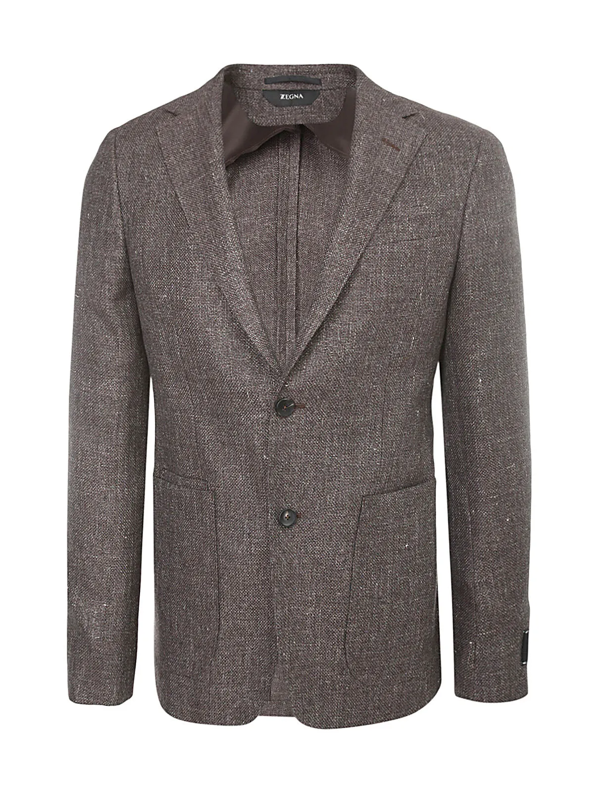 Z Zegna Single-Breasted Long-Sleeved Blazer