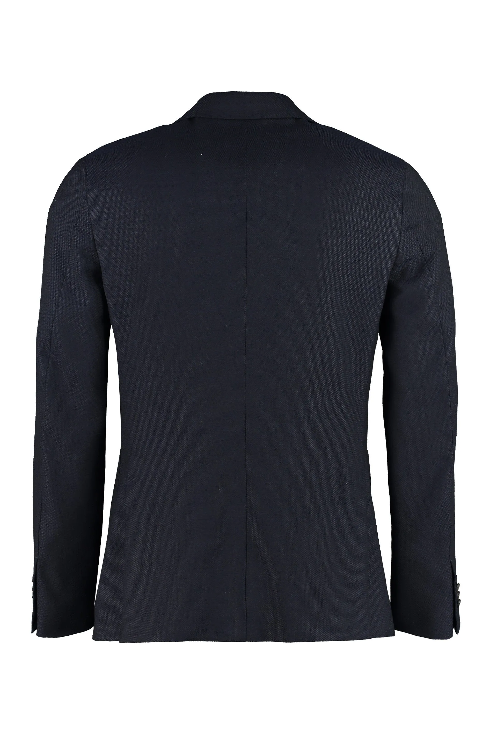 Z Zegna Single-Breasted Long-Sleeved Blazer