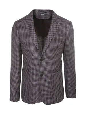 Z Zegna Single-Breasted Long-Sleeved Blazer