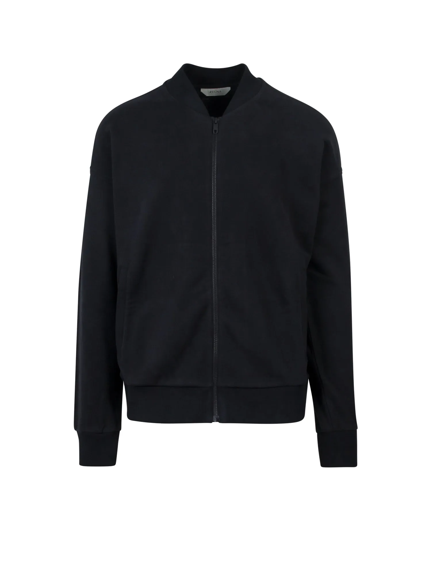 Z Zegna Zip-Up Long-Sleeved Jacket